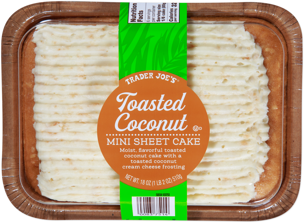 Toasted Coconut Mini Sheet Cake