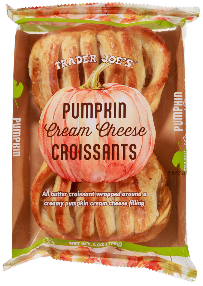 Pumpkin Cream Cheese Croissants