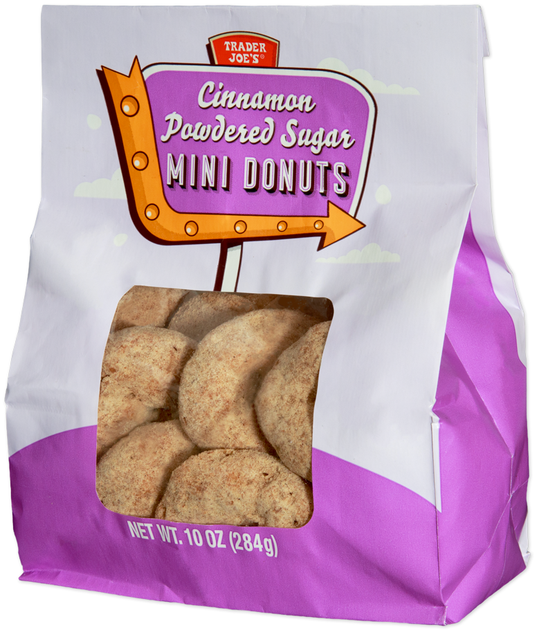 Cinnamon Powdered Sugar Mini Donuts