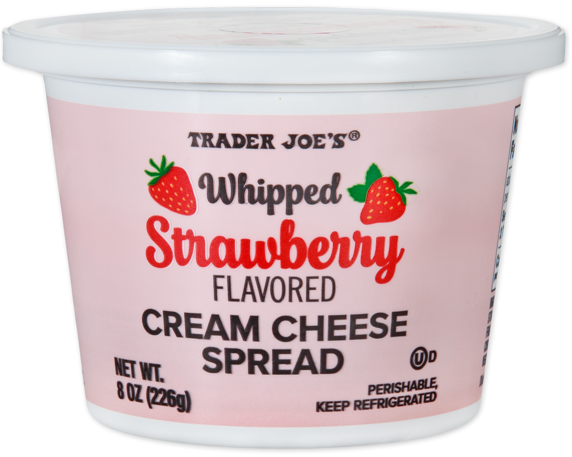 Whipped Strawberry Flavored Cream Cheese Spread