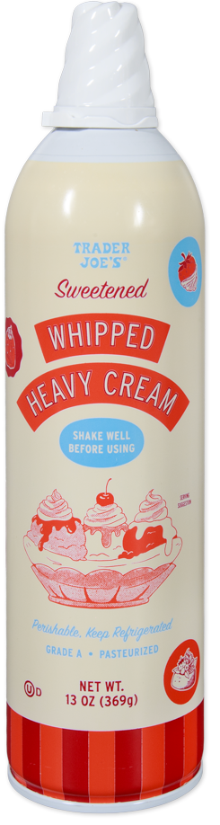 Sweetened Whipped Heavy Cream