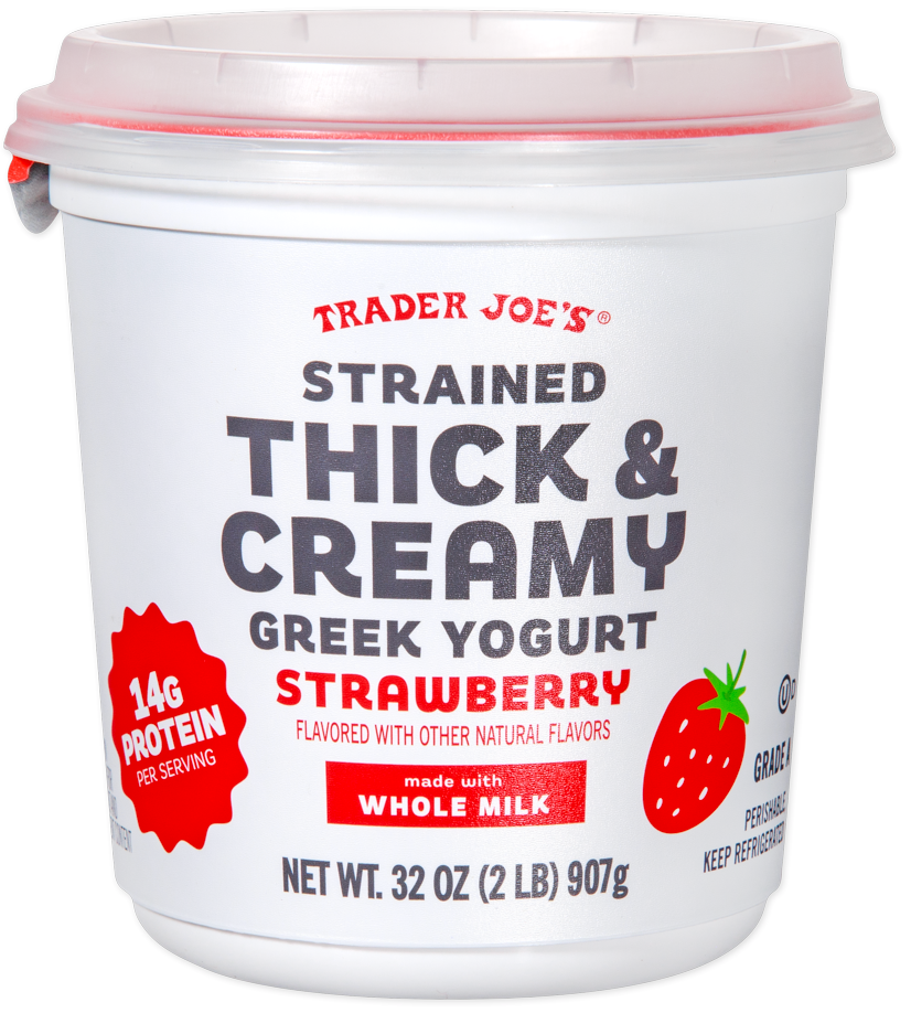 Strawberry Strained Thick & Creamy Greek Yogurt