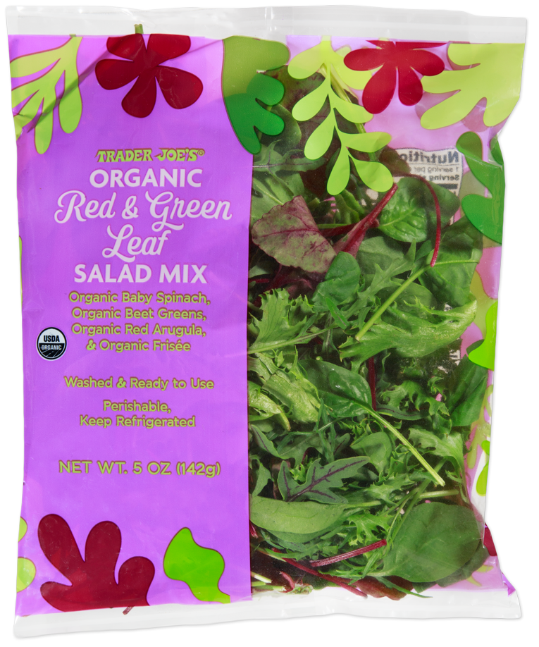 Organic Red & Green Leaf Salad Mix