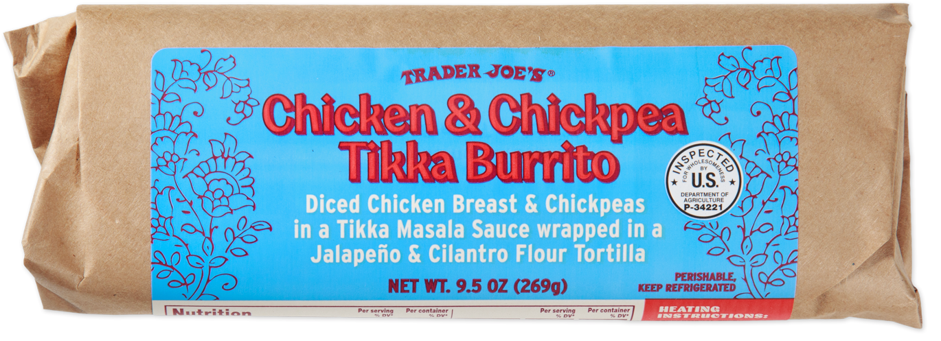 Chicken & Chickpea Tikka Burrito