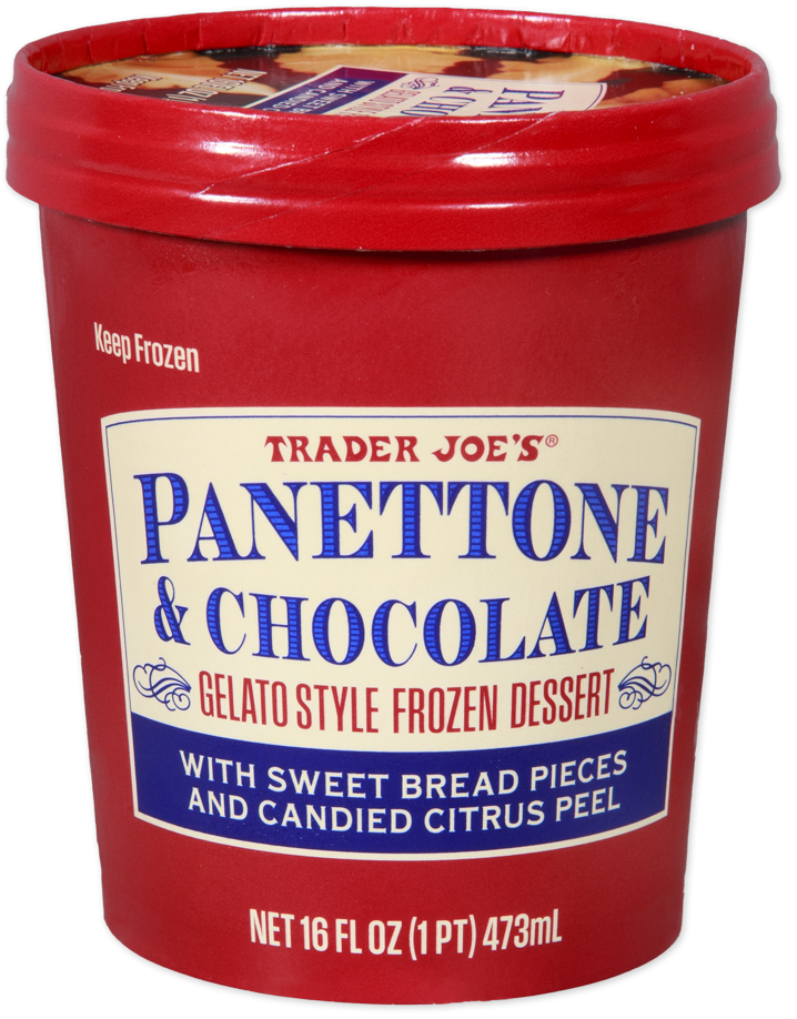 Panettone & Chocolate Gelato Style Frozen Dessert