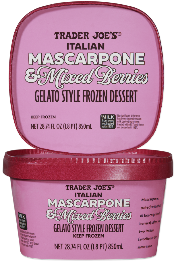 Italian Mascarpone & Mixed Berries Gelato Style Frozen Dessert