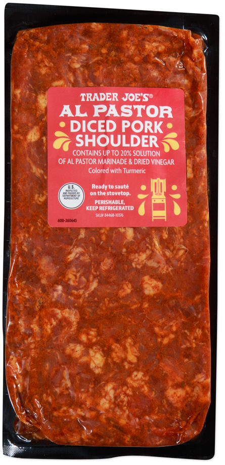 Al Pastor Diced Pork Shoulder