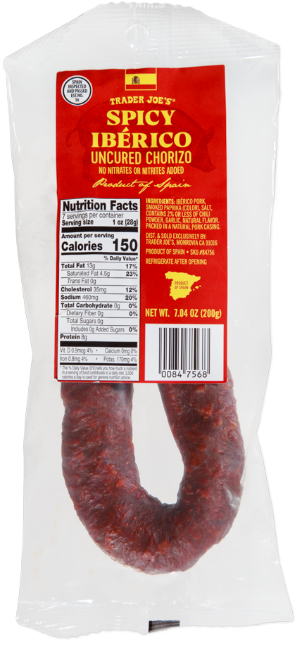 Spicy Ibérico Uncured Chorizo