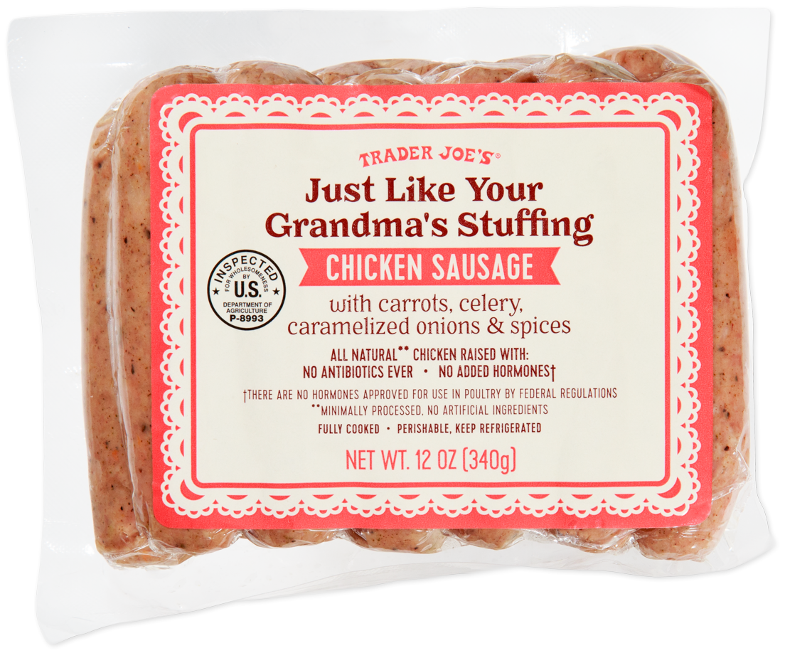 Just Like Your Grandma's Stuffing Chicken Sausage