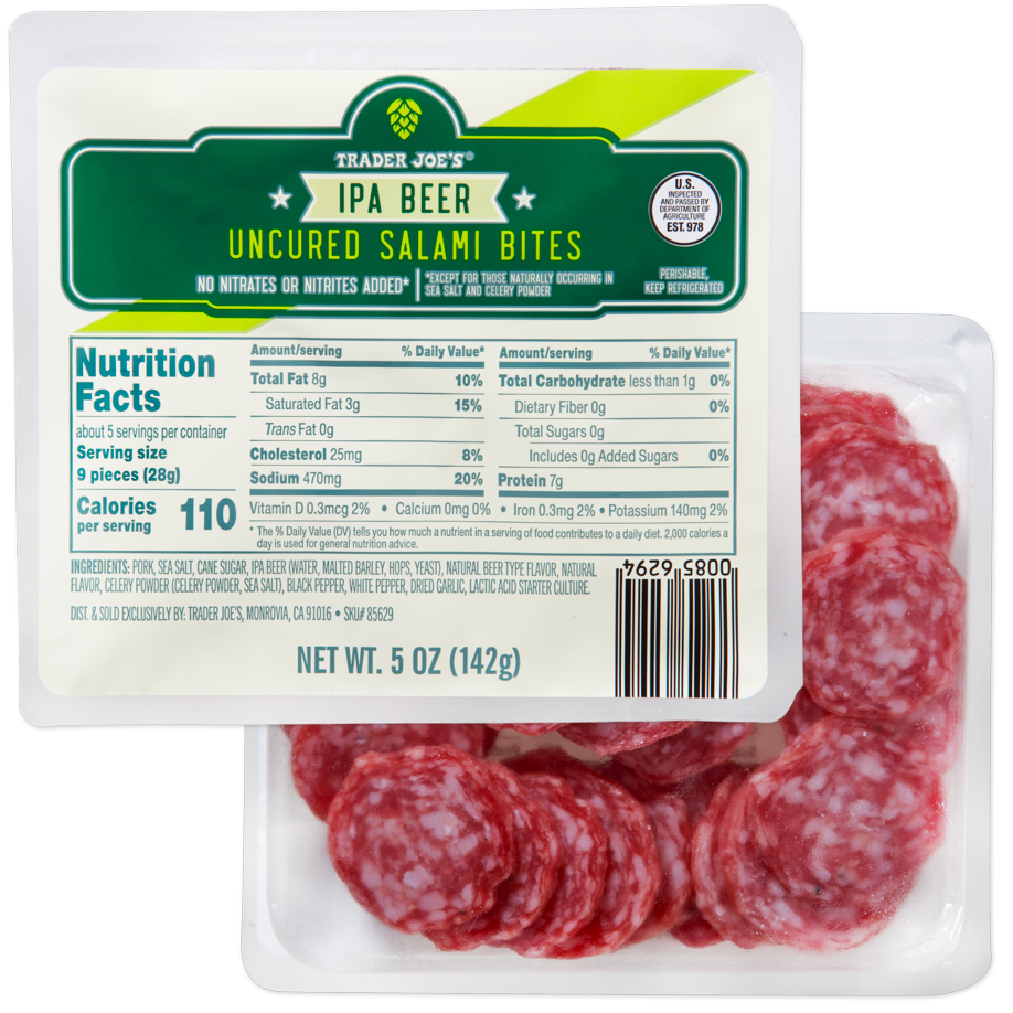 IPA Beer Uncured Salami Bites
