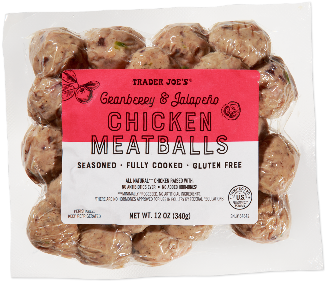 Cranberry Jalapeño Chicken Meatballs