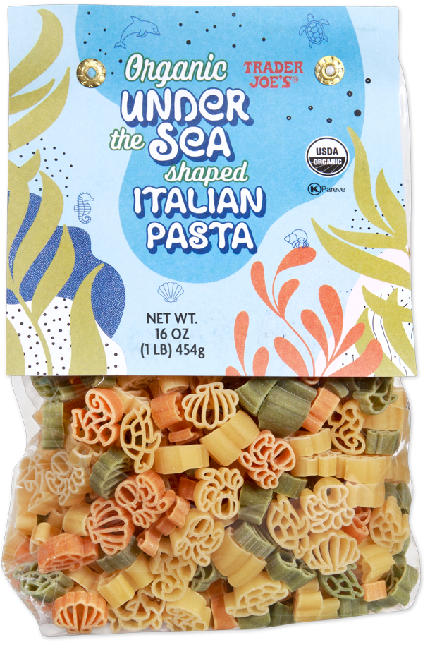 Organic Under the Sea Shaped Italian Pasta