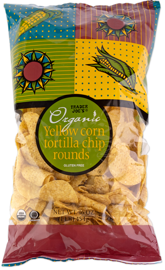 Organic Yellow Corn Tortilla Chip Rounds