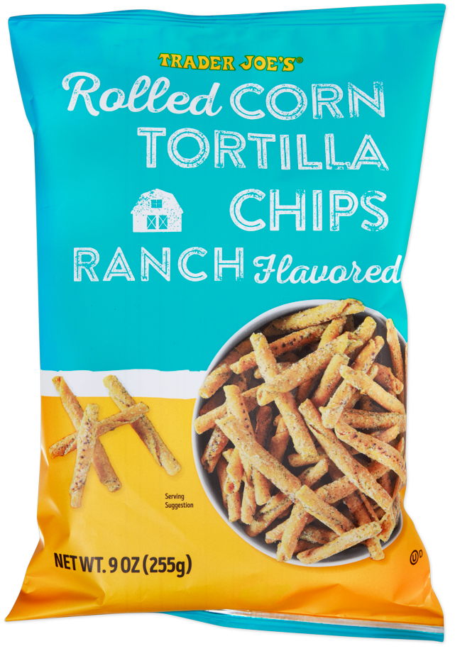 Ranch Flavored Rolled Corn Torilla Chips