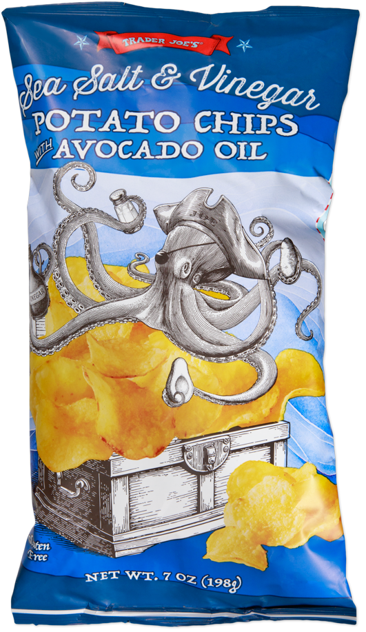Sea Salt & Vinegar Potato Chips with Avocado Oil