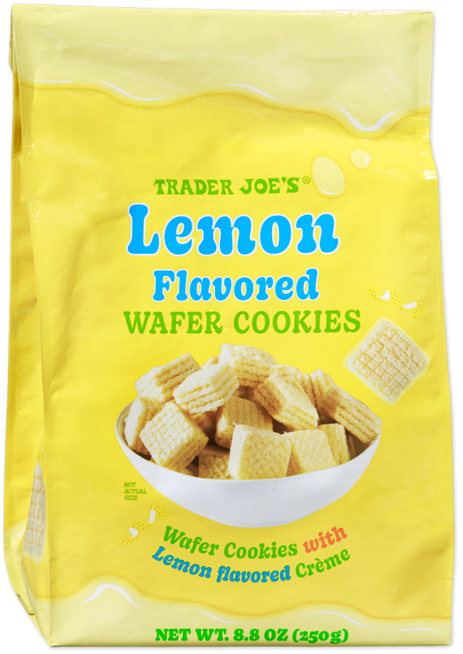 Lemon Flavored Wafer Cookies