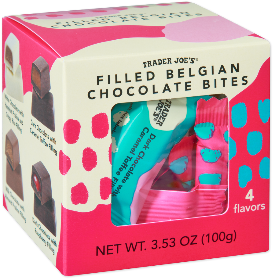 Filled Belgian Chocolate Bites