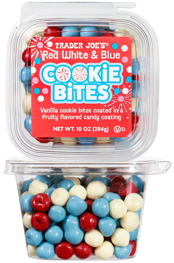 Red White & Blue Cookie Bites