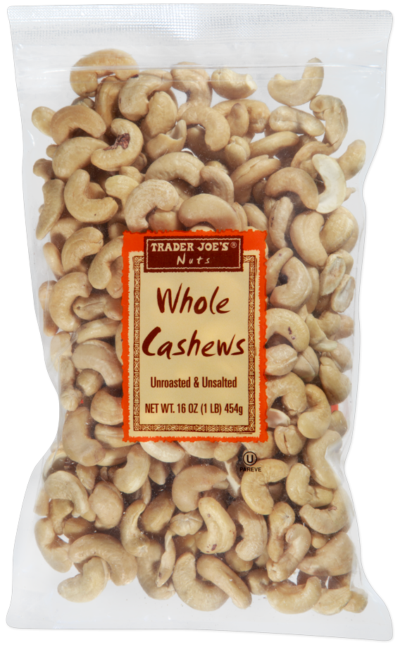 Whole Cashews Unroasted & Unsalted