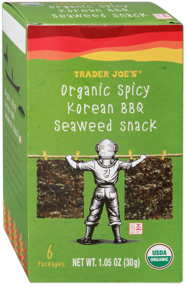 Organic Spicy Korean BBQ Seaweed Snack