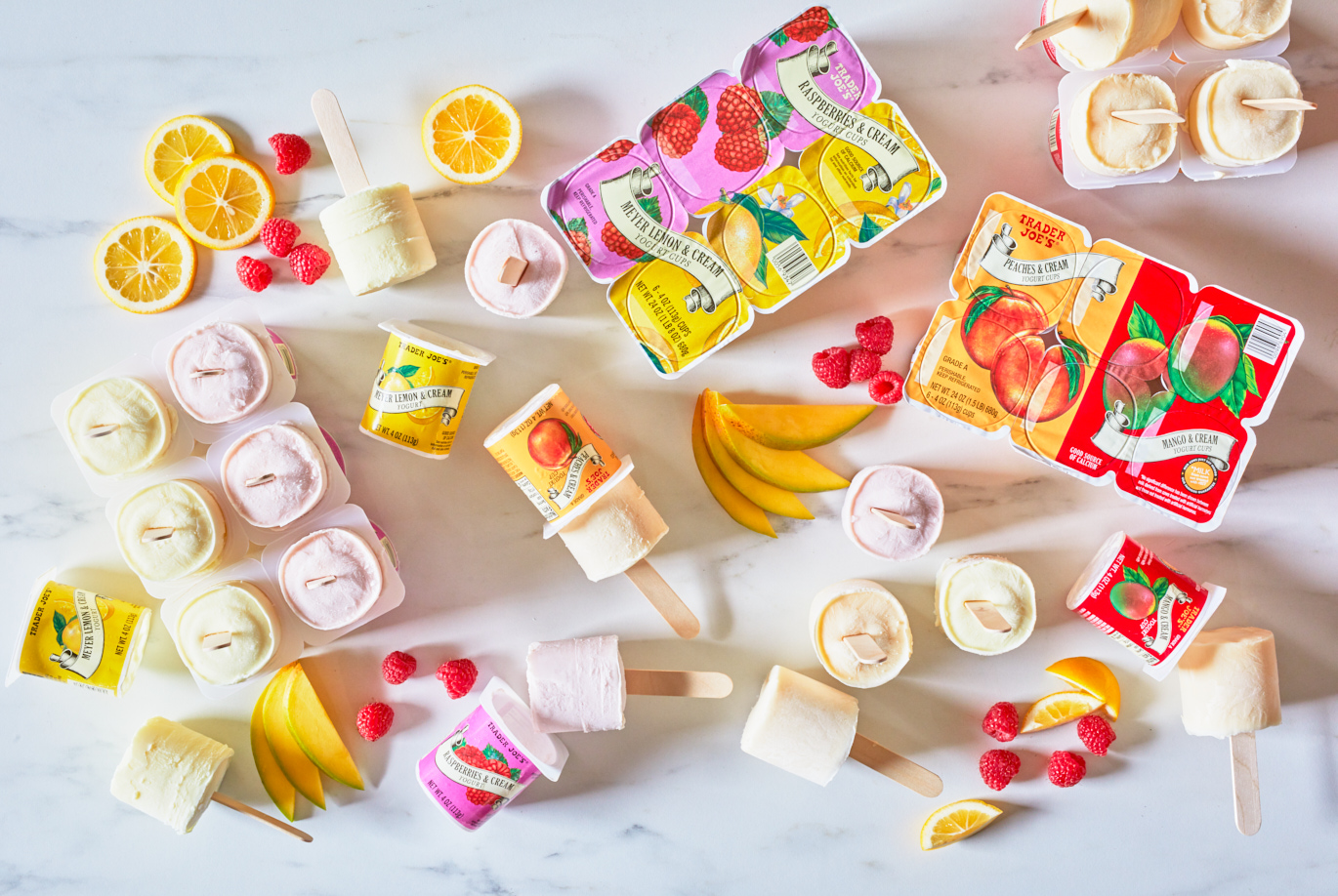 Fruity Frozen Yogurt Pops