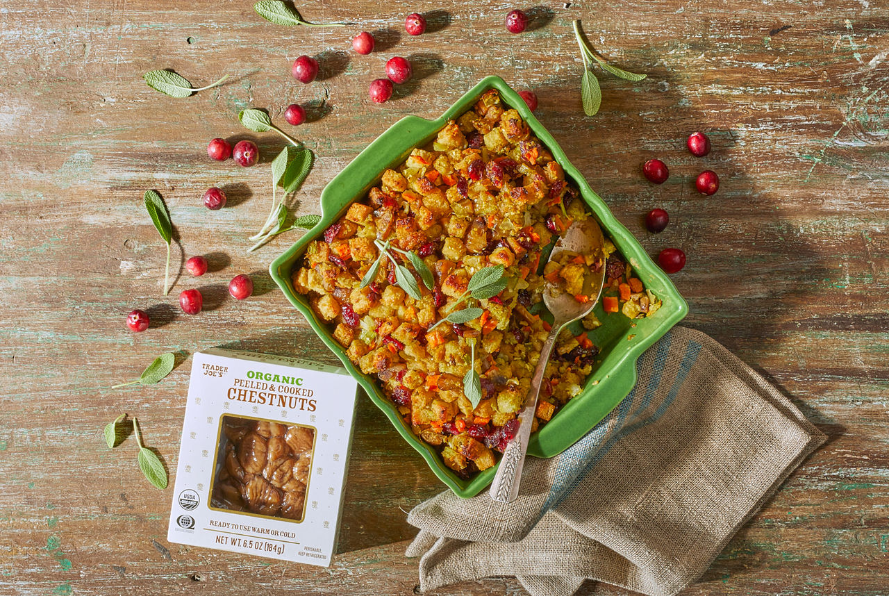 Classic Cranberry Chestnut Stuffing