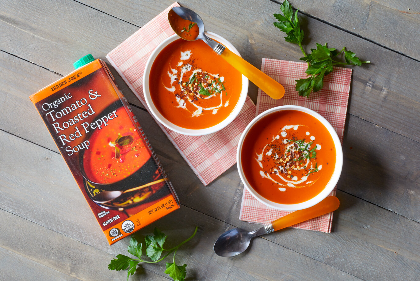Organic Tomato & Roasted Red Pepper Soup | Trader Joe's