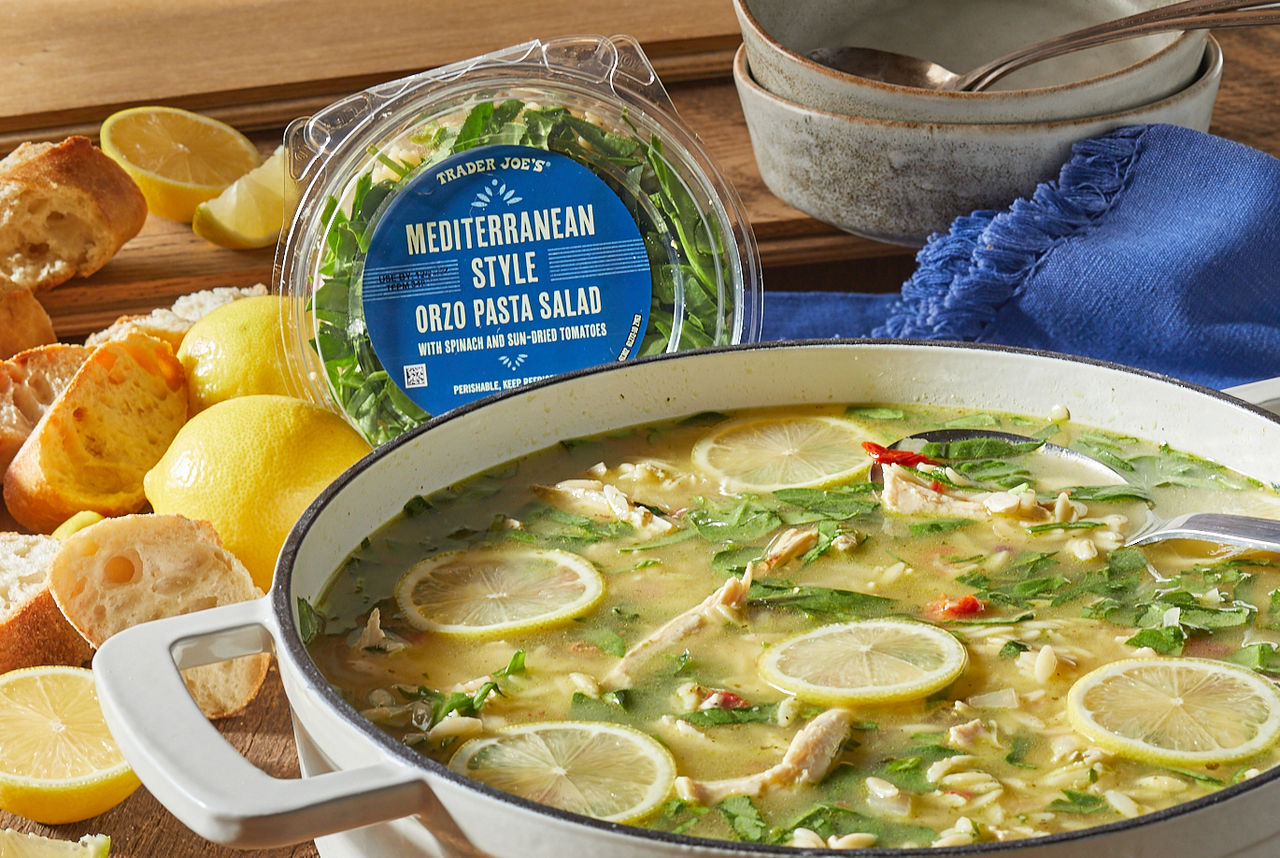 Lemon Chicken Orzo Soup | Trader Joe's