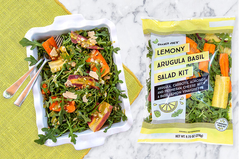 Lemony Arugula Basil Salad Kit | Trader Joe's