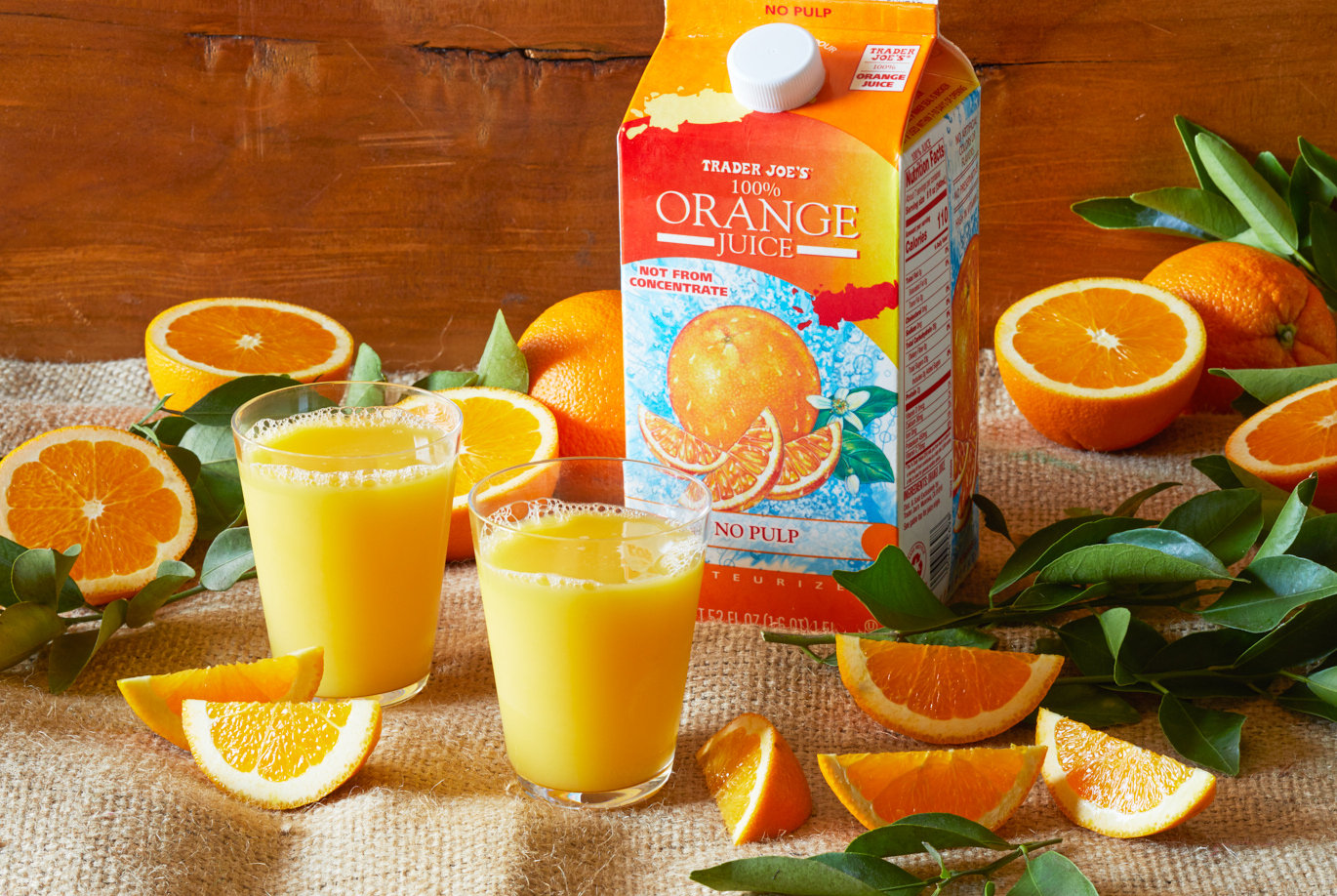 100% Orange Juice No Pulp | Trader Joe's
