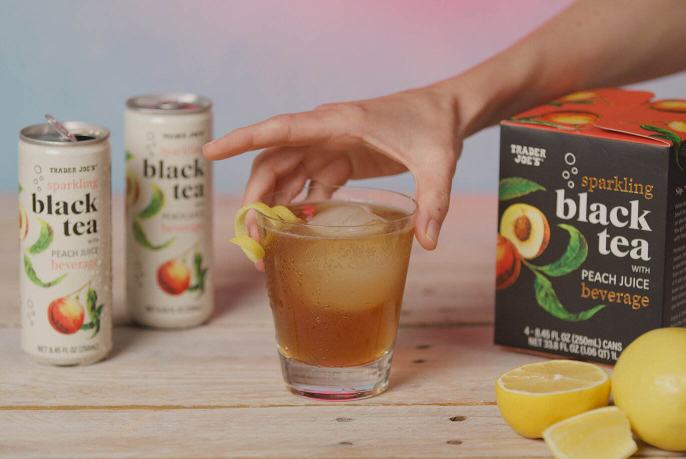 Sparkling Peach Smash