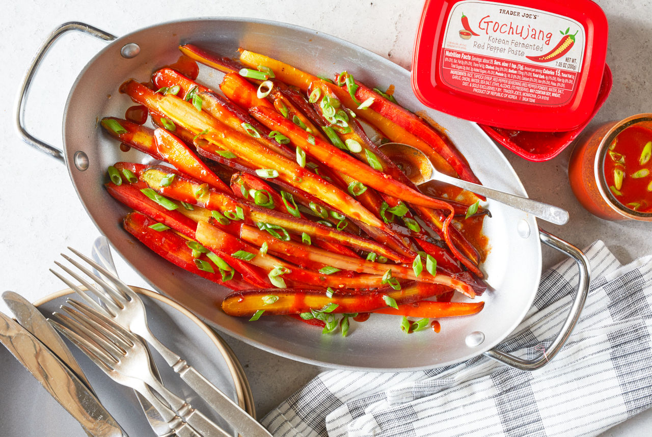 Gochujang-Glazed Carrots