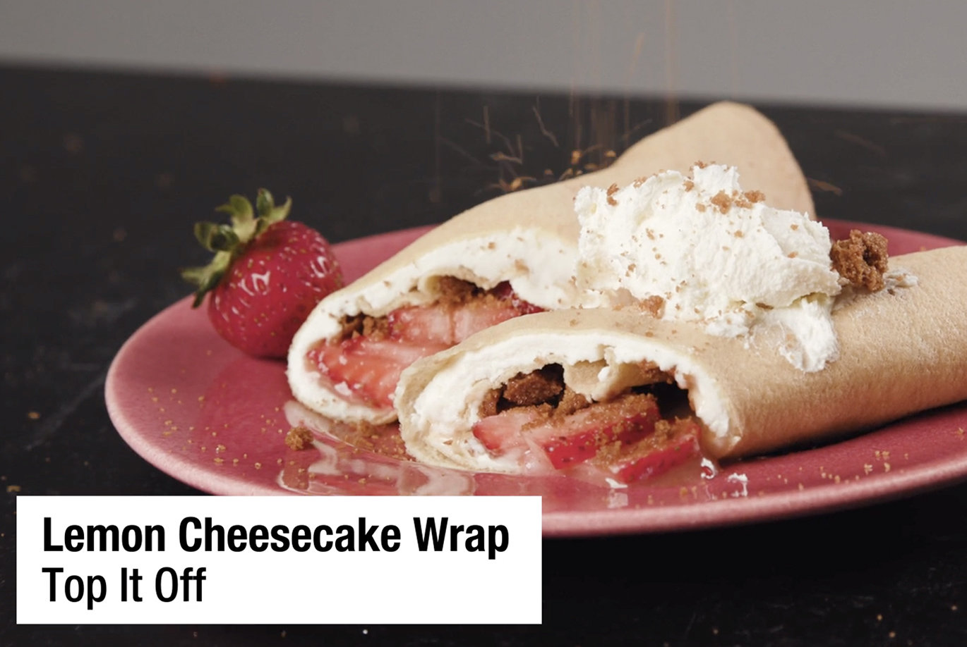Lemon Cheesecake Wrap