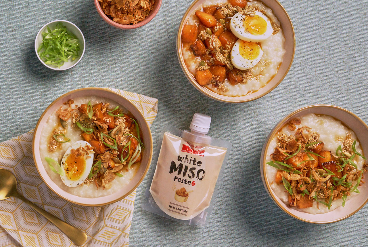 Salad-Topped Murasaki Sweet Potatoes | Trader Joe's