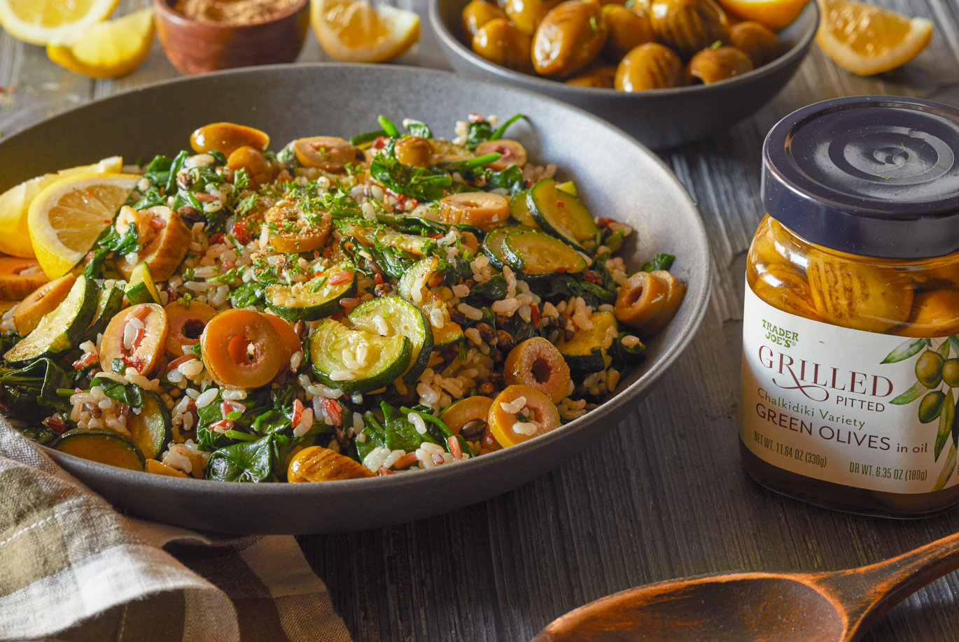 Grilled Pitted Green Olives | Trader Joe's