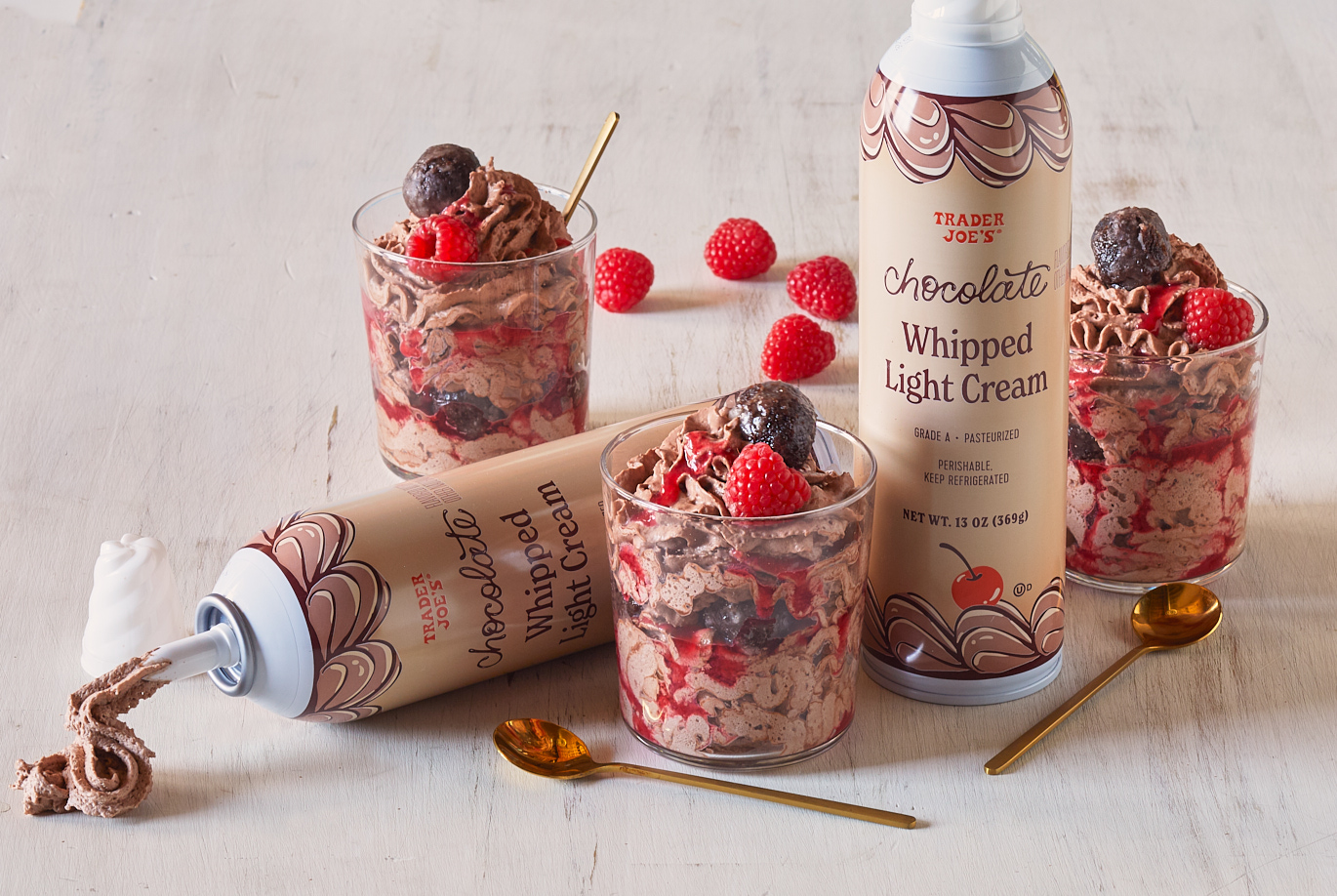 Chocolate Whipped Light Cream | Trader Joe's
