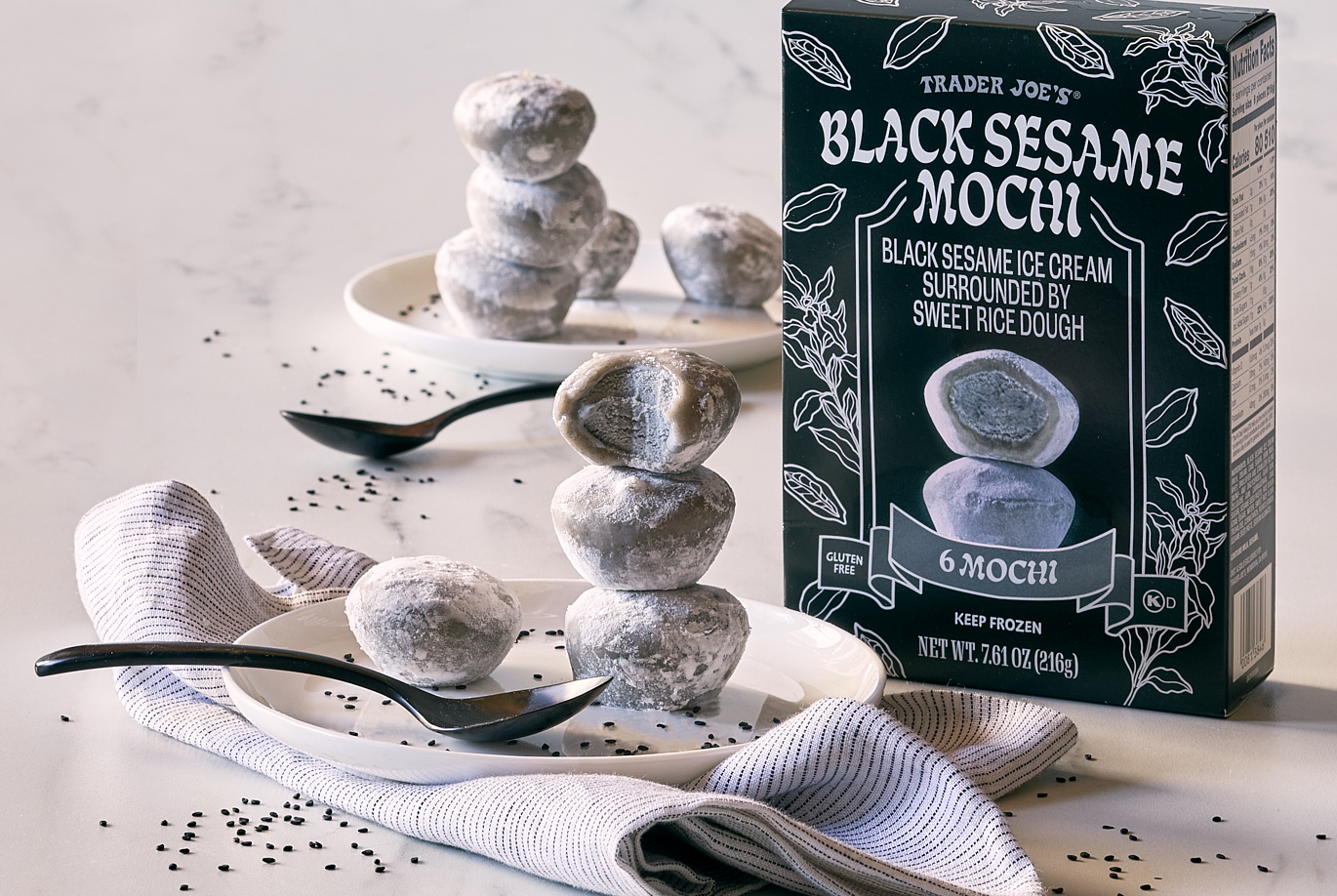 Black Sesame Mochi | Trader Joe's