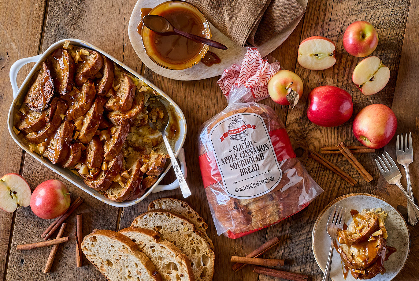 45％草津ブレンドを500ｇ×2袋ロイヤルブレンド500ｇマンデリン500ｇ Sliced Apple Cinnamon Sourdough Bread | Trader Joe's