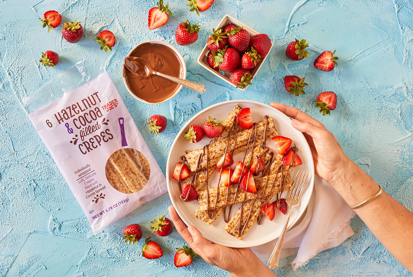 Hazelnut & Cocoa Filled Crepes | Trader Joe