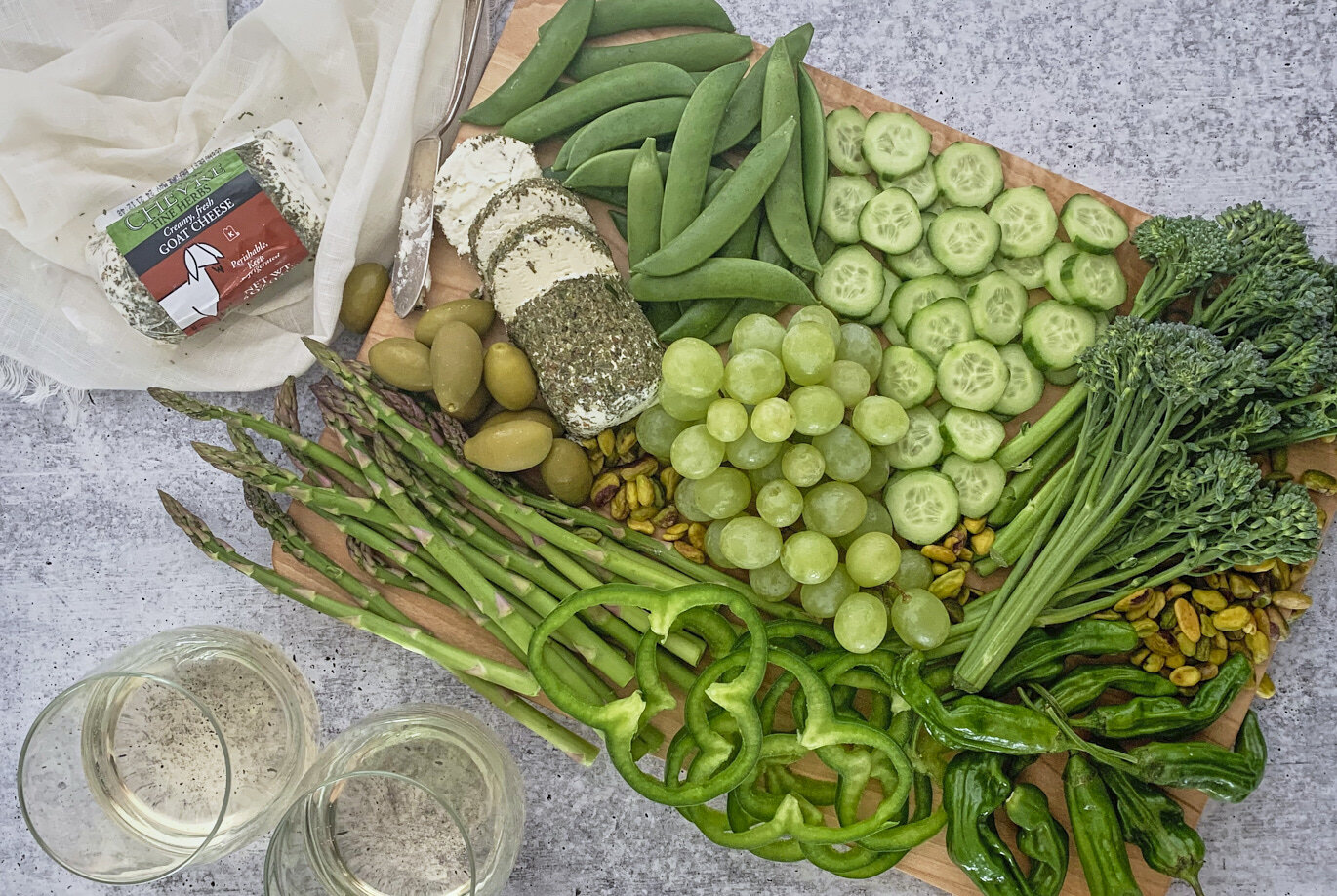 Springy Goat Cheese Board