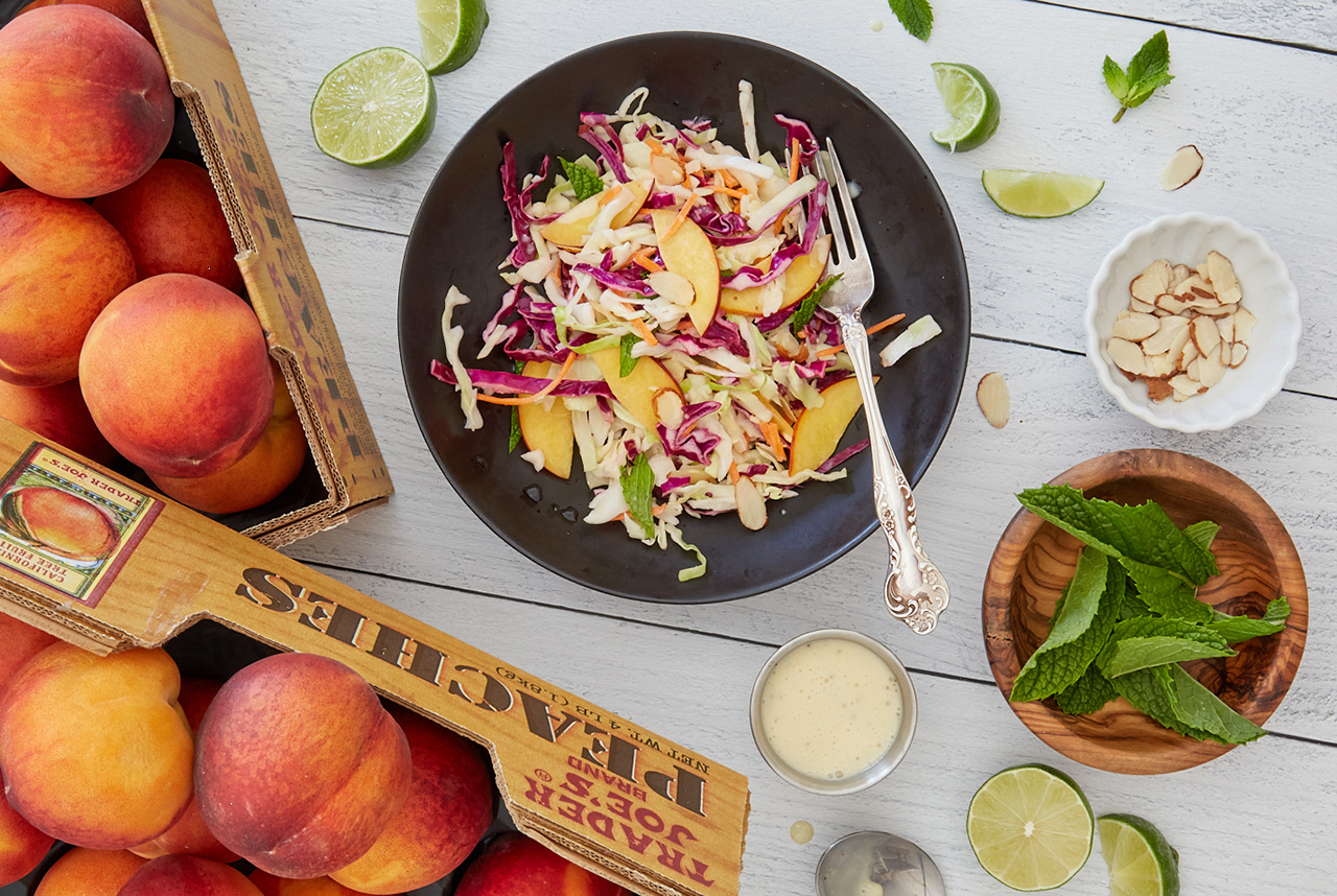 Peach Coleslaw