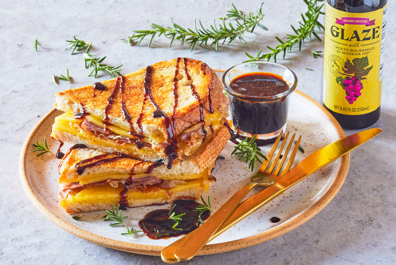 Crispy Prosciutto Grilled Cheese