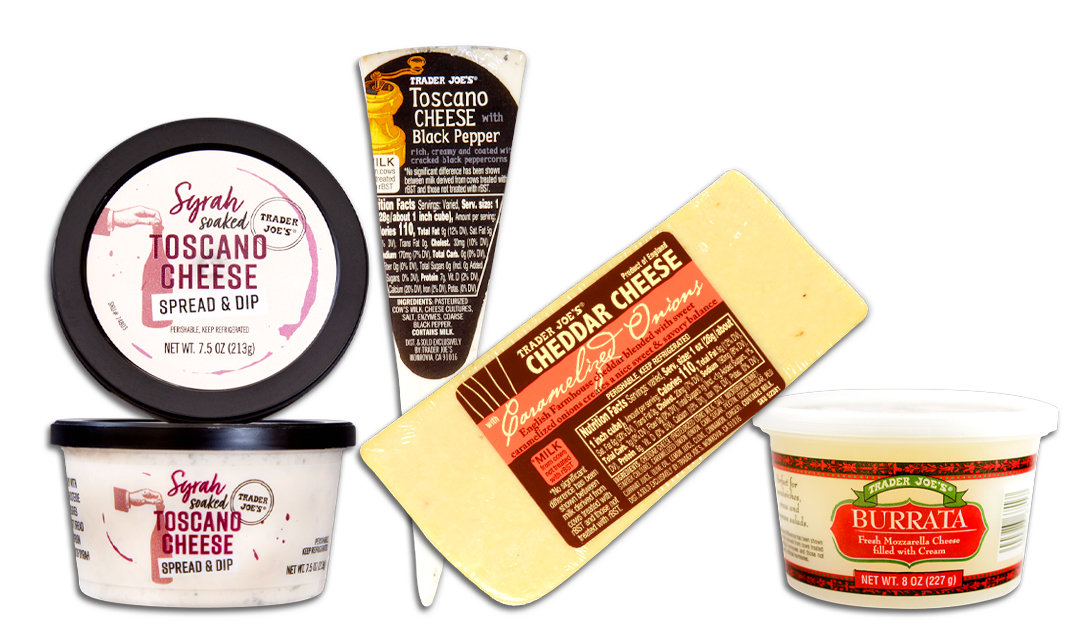 Packages of the four runners up in in the Cheese category for the 15th annual Customer Choice Awards. Packages of the four runners up in in the Cheese category for the 15th annual Customer Choice Awards.
