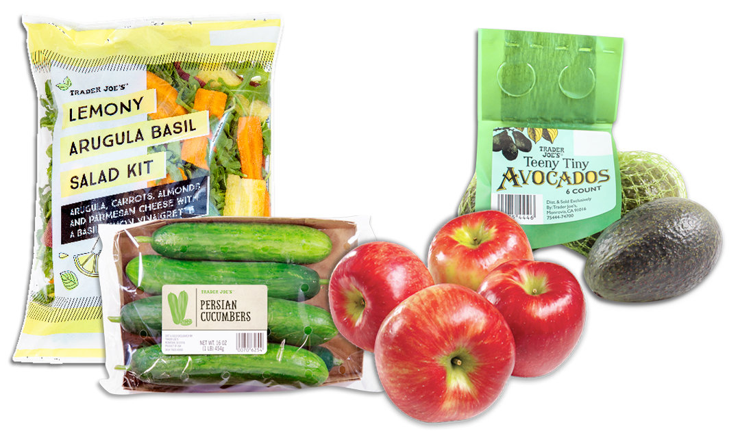 Packages of the four runners up in in the Produce category for the 15th annual Customer Choice Awards. Packages of the four runners up in in the Produce category for the 15th annual Customer Choice Awards.