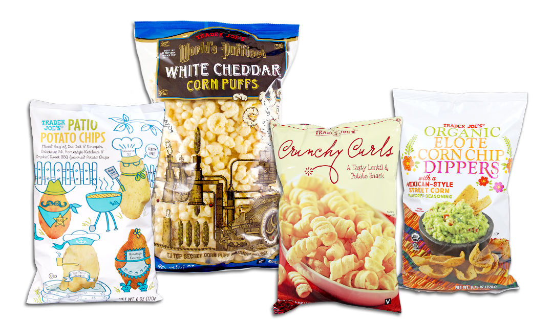 Packages of the four runners up in in the Snack category for the 15th annual Customer Choice Awards. Packages of the four runners up in in the Snack category for the 15th annual Customer Choice Awards.