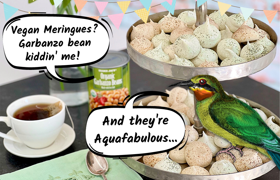 Aquafabulous How to Make Vegan Meringues