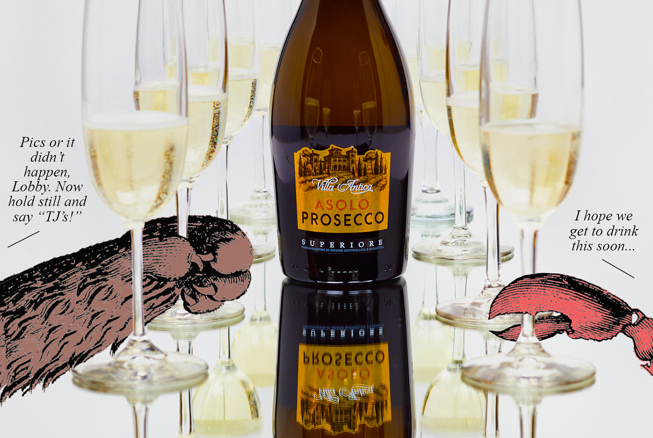 Joe Ponders Prosecco...