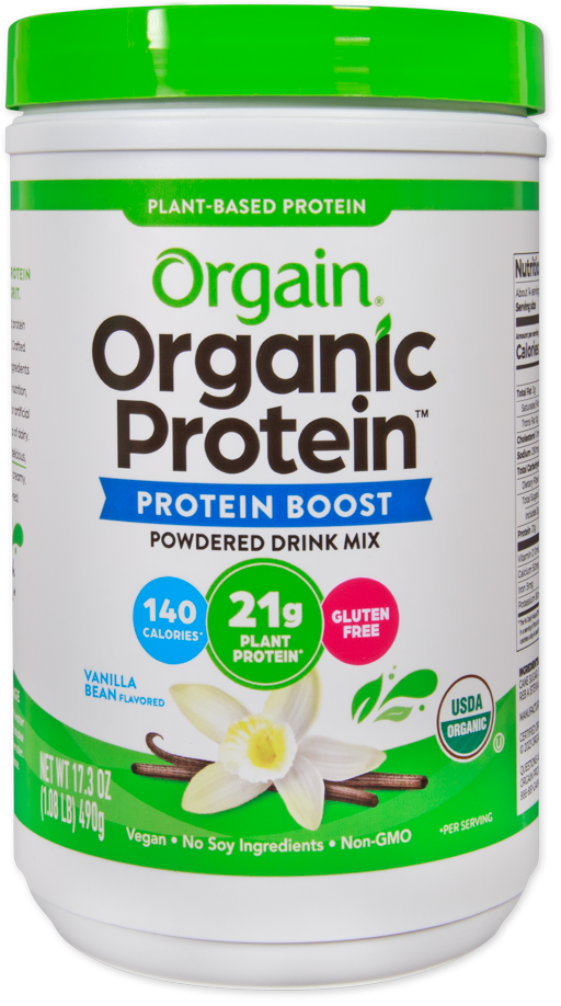 Orgain Vanilla Bean Organic Protein Boost Powder