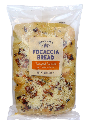 Focaccia Bread with Roasted Tomato & Parmesan