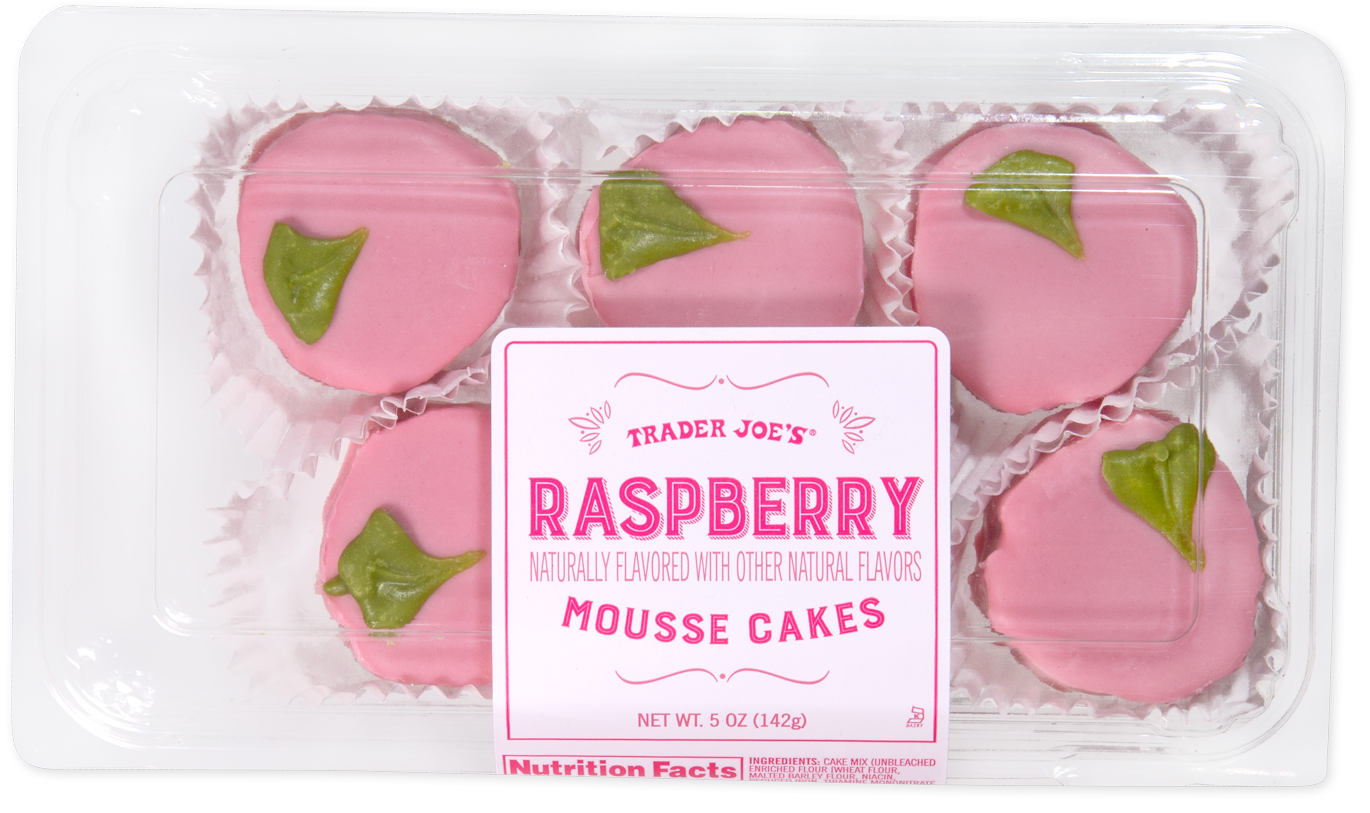 Trader Joe's Raspberry Mousse Cakes